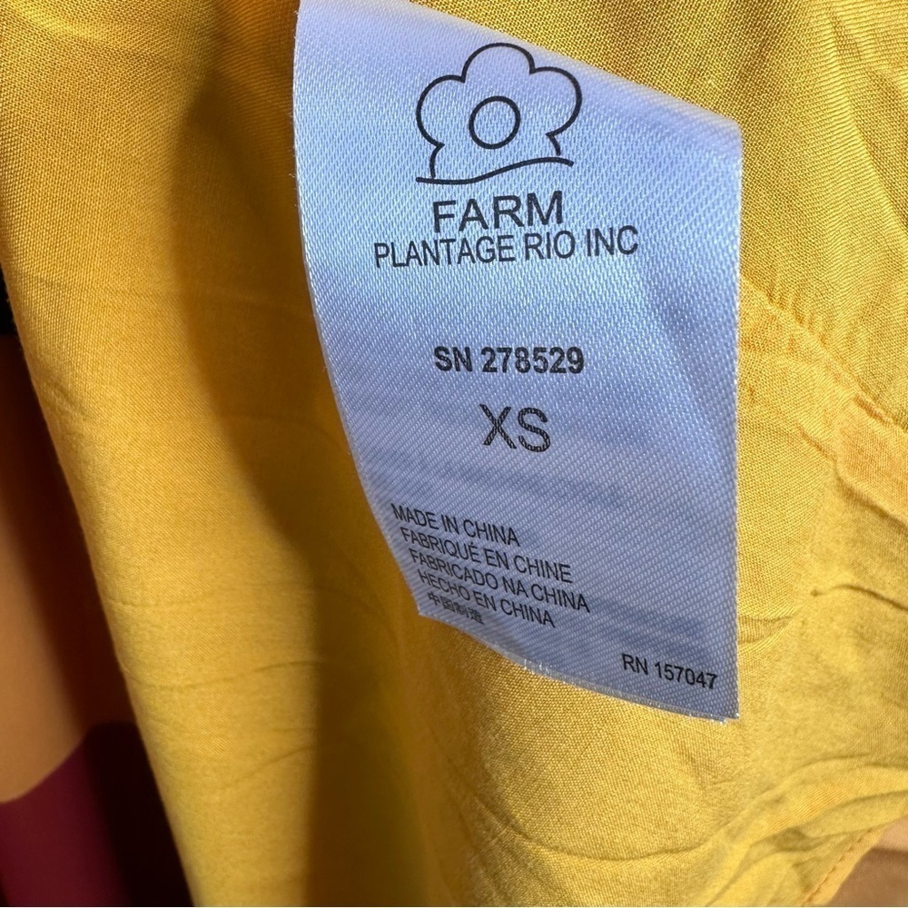NWT Farm Rio Short-Sleeve Wrap-Front Maxi Dress Size XS - Picture 11 of 14